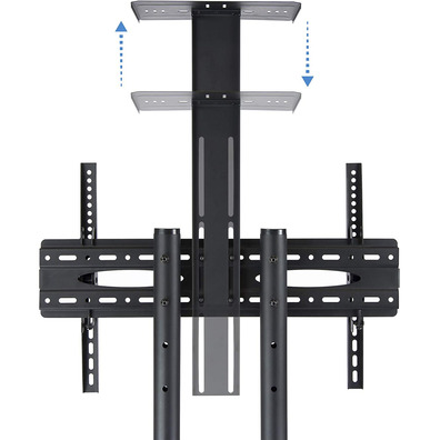 Soporte de suelo con ruedas Tooq FS1470M-B TV/Monitor 37 ''-70' '