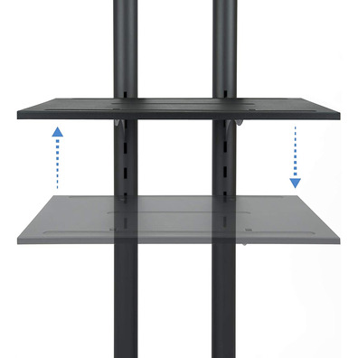 Soporte de suelo con ruedas Tooq FS1470M-B TV/Monitor 37 ''-70' '