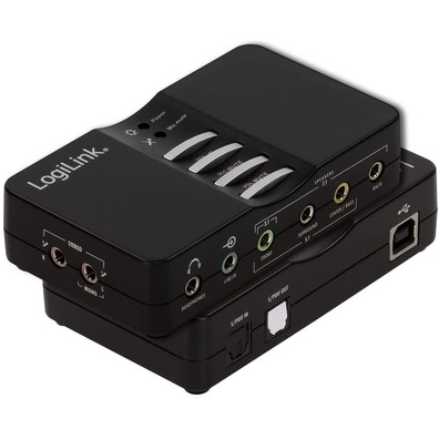 Tarjeta de Sonido Logilink 7.1 USB Box UA0099