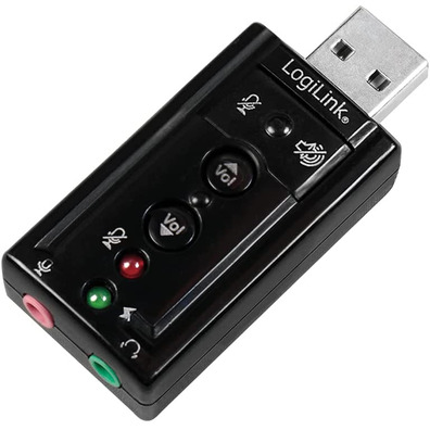 Tarjeta de Sonido Logilink 7.1 USB UA0078