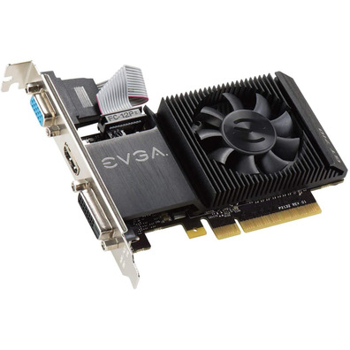 Tarjeta Gráfica EVGA GeForce GT 710 /2GB DDR3 Perfil Bajo