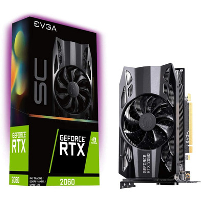 Tarjeta Gráfica EVGA GeForce RTX 2060 SC Gaming 6GB GDDR6