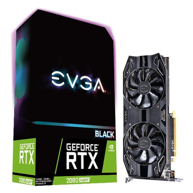 Tarjeta Gráfica EVGA Geforce RTX 2080 Super Black Gaming 8 GB GDDR6 1815 MHz