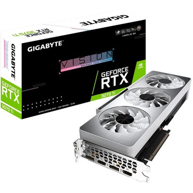 Tarjeta Gráfica Gigabyte RTX 3070 Ti Vision OC 8GB