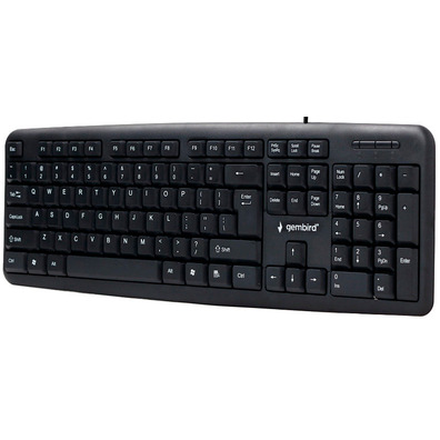 Teclado Membrana Gembird USB Negro