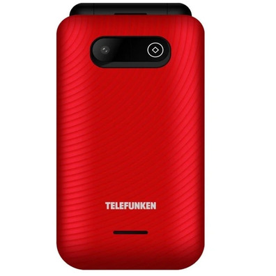 Teléfono Móvil Telefunken S760 für Personas Mayores Rojo