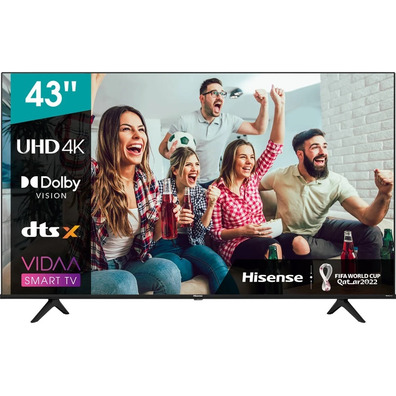 Televisión LED Hisense 43A6BG 43 '' Smart TV 4K/Wifi/BT