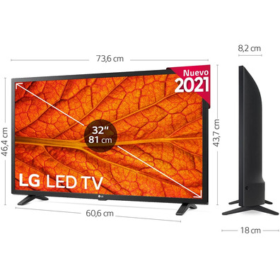 Televisor LG 32LM637BPLA 32 " HD/ Smart TV/WiFi