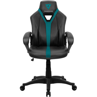 Thunderx3 stuhl gaming yc1 black cyan Blau