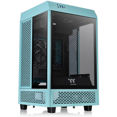 Torre M-ITX Thermaltake Der Turm 100 Turquesa