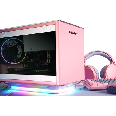 Torre Mini ITX 650W IN Win A1 Plus Rosa