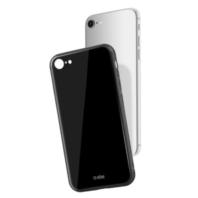 Cover Vitro für iPhone 8 / 7 Schwarz