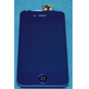 Reparatur Full Conversion Kit für iPhone 4 Metallic Blau