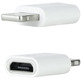 Adaptador Lightning a Micro USB Nanocable Blanco