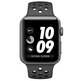 Apple Watch Nike Serie 3 38mm GPS Gris Espacial con correa deportiva Negra MTF12QL/A