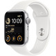 Apple Watch SE 2ª Gen GPS 44mm Aluminio Plata/Correa Deportiva Blanca