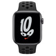 Apple Watch SE Nike 2021 GPS/Cellular 44 mm Gris Espacial/Correa Deportiva Nike Antracita Negro