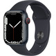 Apple Watch Series 7 GPS/Cellular 41 mm Caja de Aluminio en Negro Medianoche/Correa deportiva Negro