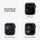 Apple Watch Series 7 GPS/Cellular 41 mm Caja de Aluminio en Negro Medianoche/Correa deportiva Negro