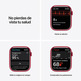 Apple Watch Series 7 GPS/Cellular 45 mm Aluminio Rojo/Correa deportiva Roja