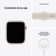 Apple Watch Series 7 GPS/Cellular 45 mm Caja de Aluminio en Blanco Estrella/Correa deportiva Blanco