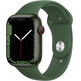 Apple Watch Series 7 GPS/Cellular 45 mm Caja de Aluminio en Verde/Correa deportiva Verde Trebol