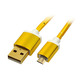 Aluminium USB to Micro USB Charger Cable