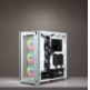 Caja Corsair ICUE 4000X RGB Temperiertes Glas Blanca