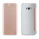 Folio Case Silver with Transparent Pink Gold Cover Samsung Galaxy S8 Muvit