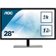 Monitor AOC U2879VF 28 '' 4K Negro/Plata