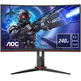 Monitor Gaming Curvo AOC C32G2ZE 31.5 " Full HD Negro