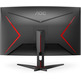 Monitor Gaming Curvo AOC C32G2ZE 31.5 " Full HD Negro