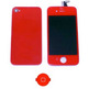 Reparatur Full Conversion Kit for iPhone 4 Red