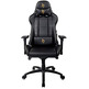 Silla Arozzi Verona Signature Black PU-Gold Logo