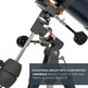 Teleskopio Celestron Astromaster 70 EQ